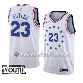 Maillot Basket Enfant Philadelphia 76ers Jimmy Butler 23 2018-19 Nike Blanc Swingman